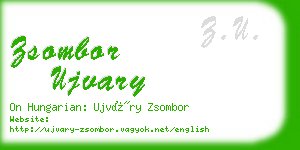 zsombor ujvary business card